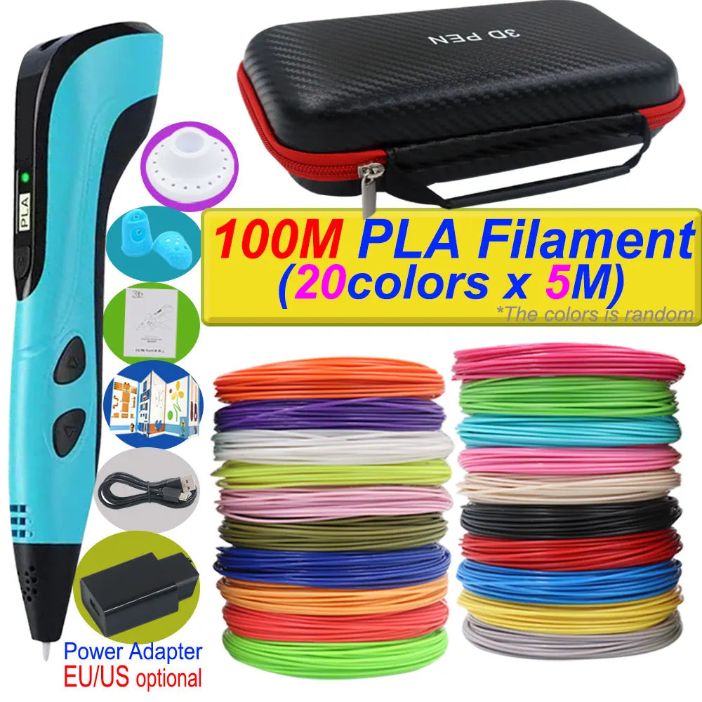 Stylo 3D Impression 2026 avec Ecran LCD et Filament PLA