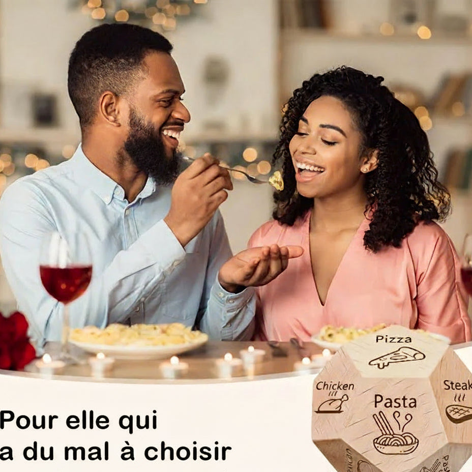 Jeu de Dés de Dîner 12 Faces Planification Repas — vue 2