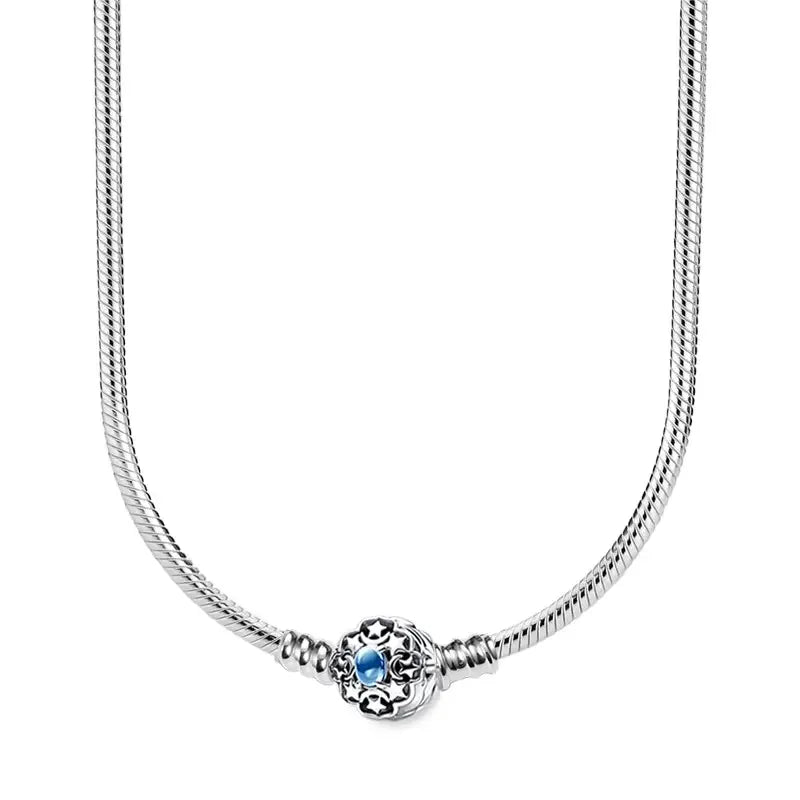 Collier Chaine Serpent Argent 45-60CM Bijoux DIY