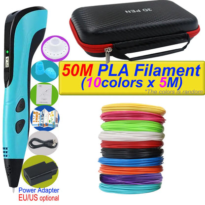 Stylo 3D Impression 2026 avec Ecran LCD et Filament PLA
