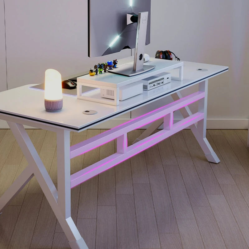 Bureau Ergonomique Moderne pour Gaming et Bureau à Domicile