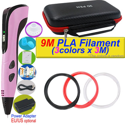 Stylo 3D Impression 2026 avec Ecran LCD et Filament PLA