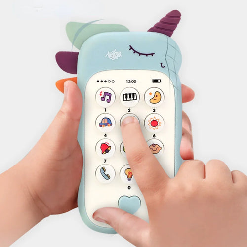 Jouet Téléphone Musical Bébé avec Dentition