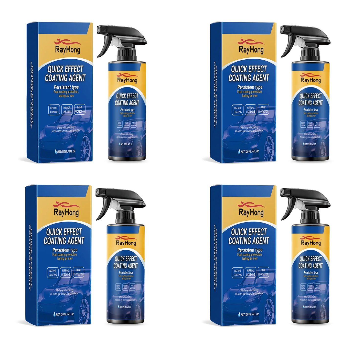 Spray Nano Coating Auto Hydrophobe 1 à 5 pièces Ultra brillance