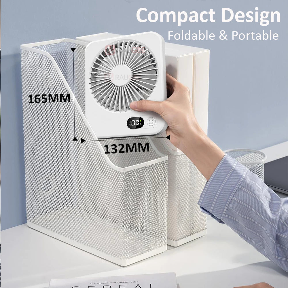 Mini Ventilateur Portable USB Pliable 5 Vitesses — vue 6