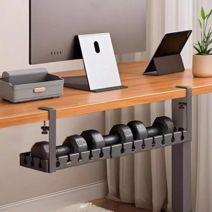 Support de Câbles Bureau Sous Table Sans Perçage