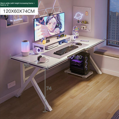 Bureau Ergonomique Moderne pour Gaming et Bureau à Domicile