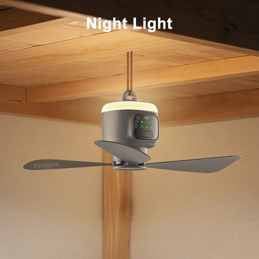 Ventilateur Portable 12000mAh avec Lumière LED — vue 6