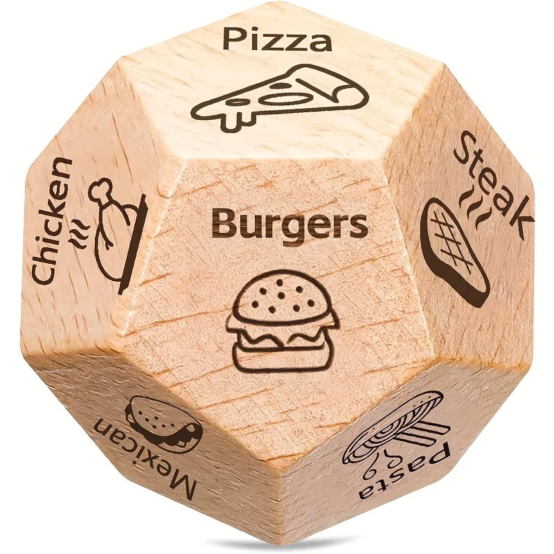 Jeu de Dés de Dîner 12 Faces Planification Repas — vue 4