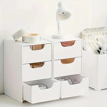 Organisateur de Bureau 3 Niveaux avec Tiroirs