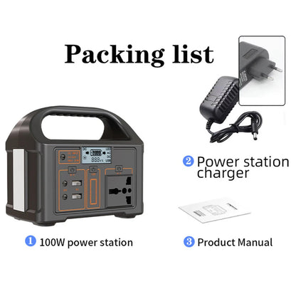Station d'Énergie Solaire Portable 100 W Camping — vue 9