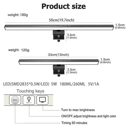 Lampe LED pour Ecran d'Ordinateur