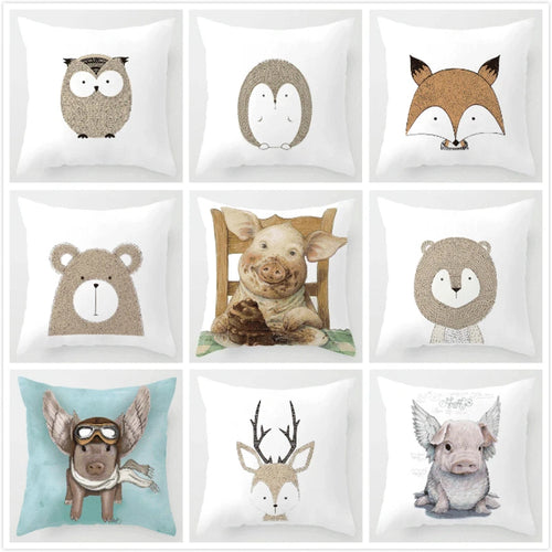 Housse de coussin animaux de compagnie pour enfants