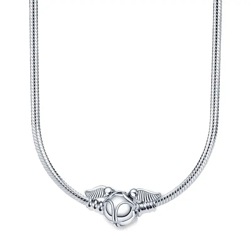 Collier Chaine Serpent Argent 45-60CM Bijoux DIY