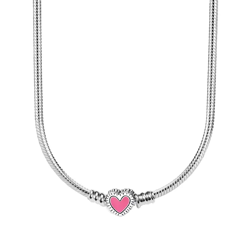 Collier Chaine Serpent Argent 45-60CM Bijoux DIY